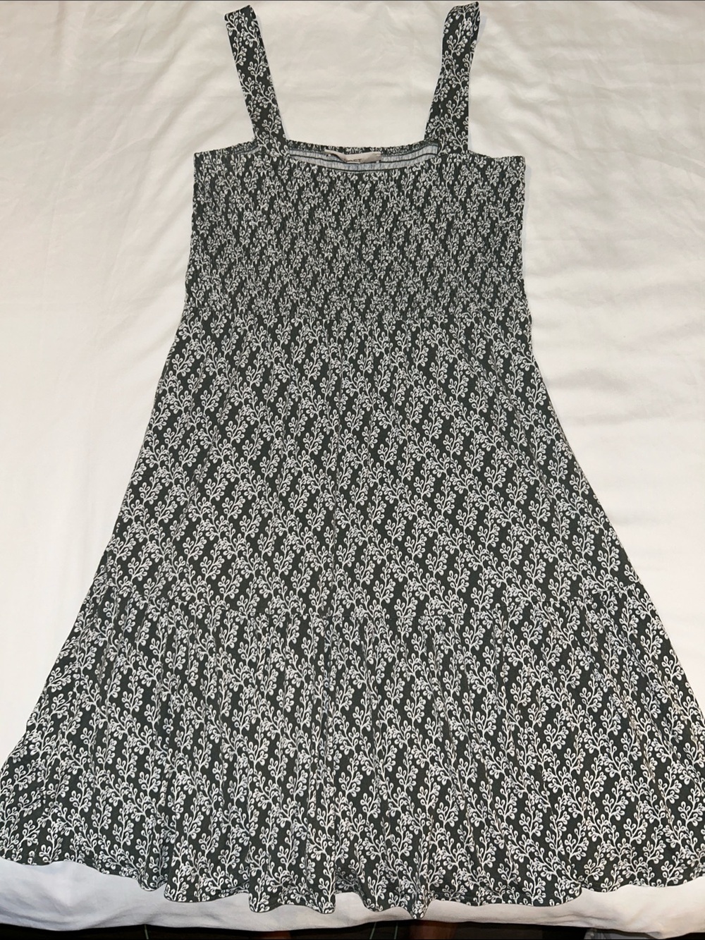Loft Smocked Tiered Sundress Medium